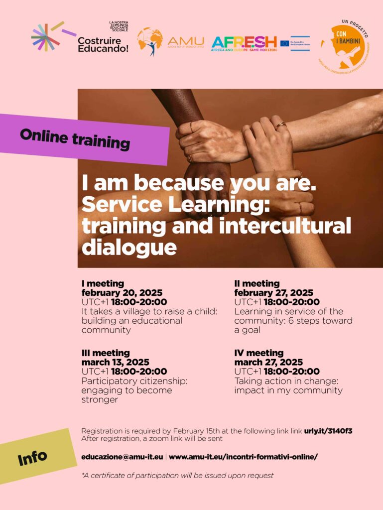 Online training organised by New Humanity International under the AFRESH project.